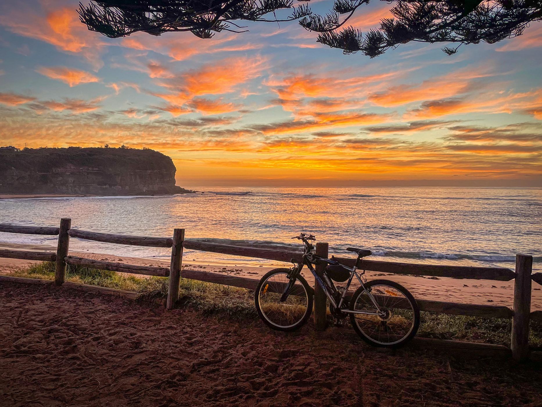 Mona Vale Headland sunrise Sydney, Australia