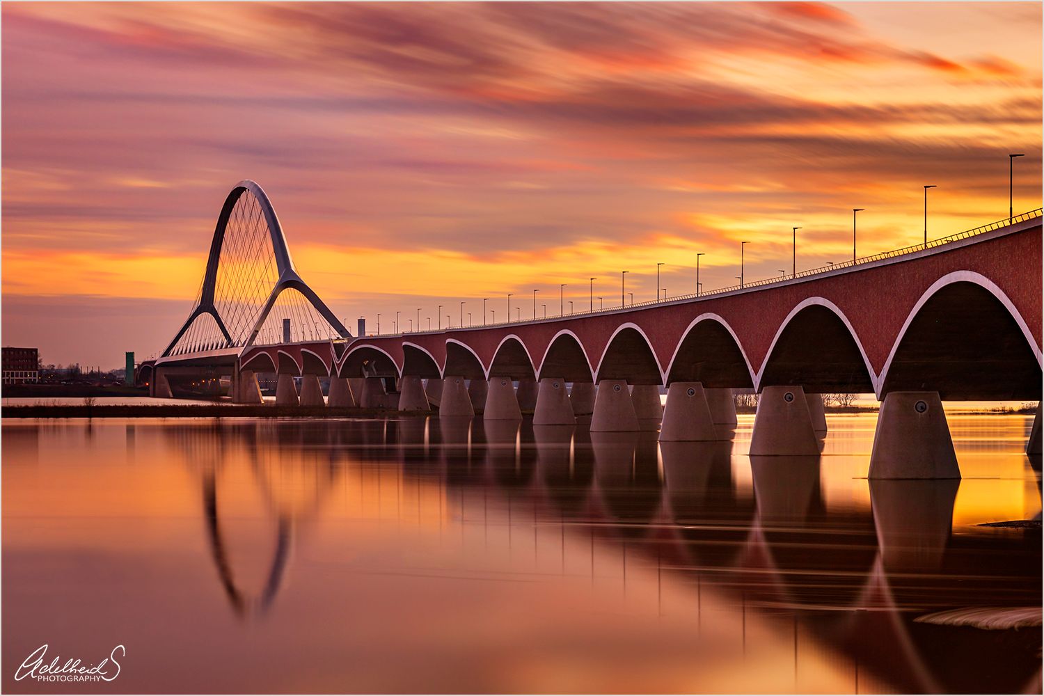 Oversteek bridge, Nijmegen, Netherlands