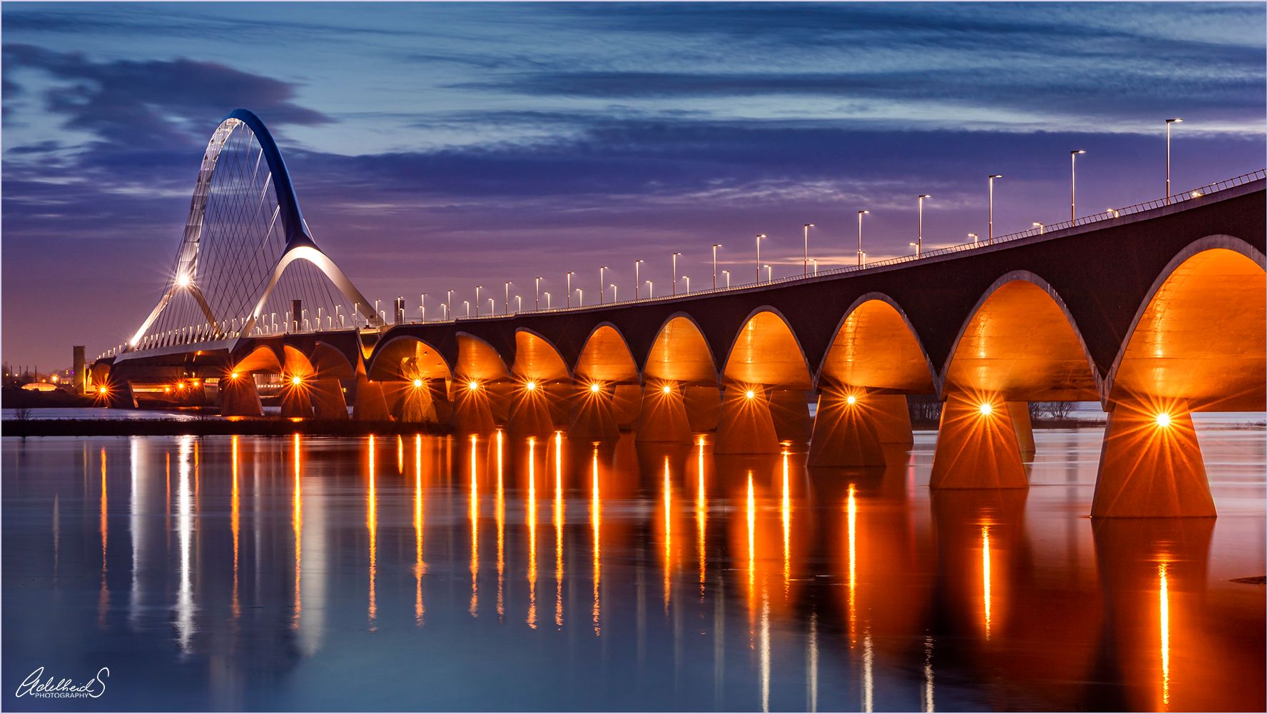 Oversteek bridge, Nijmegen, Netherlands
