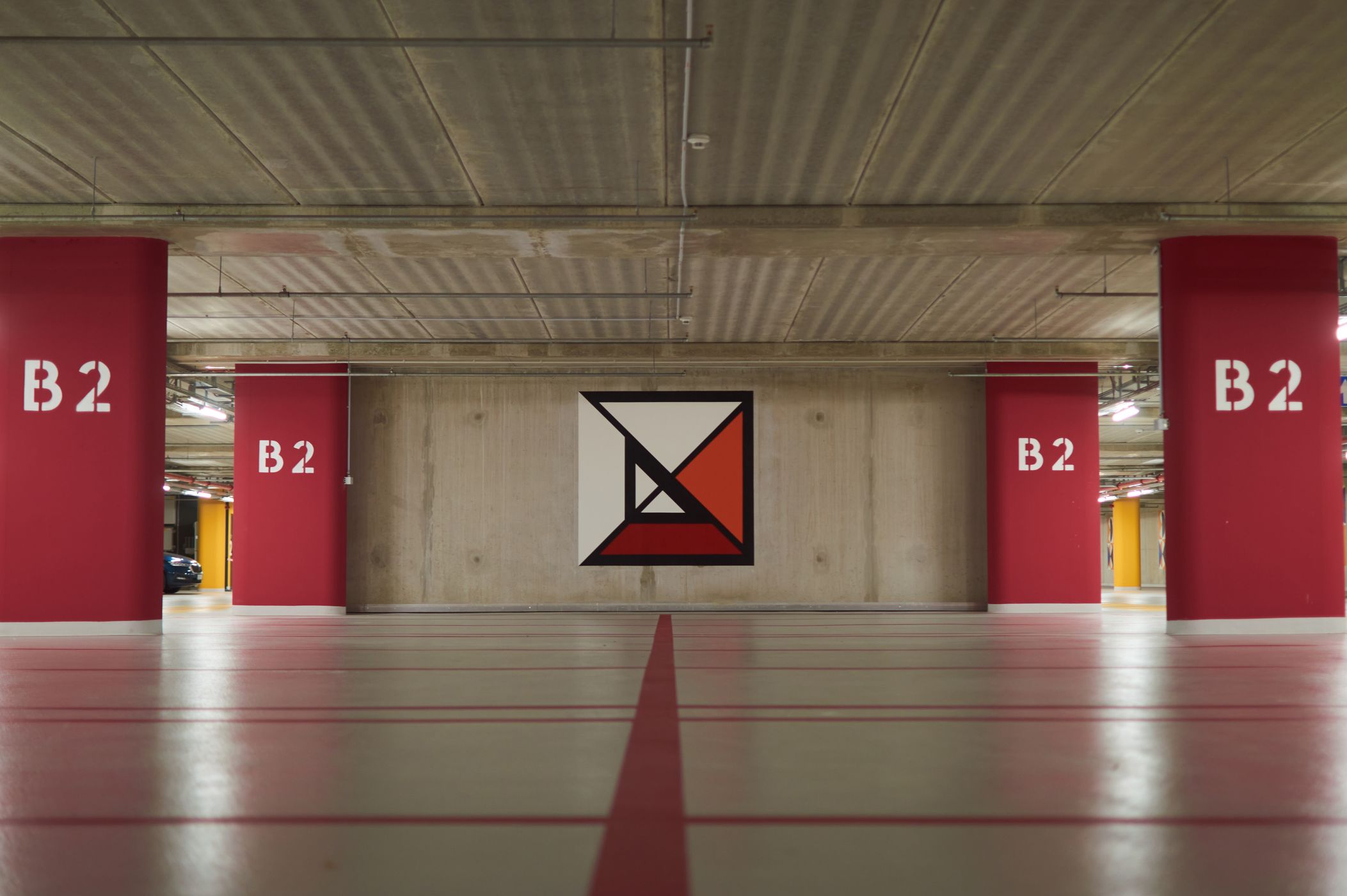 Parking Garage from Inside, Budapest, Hungary