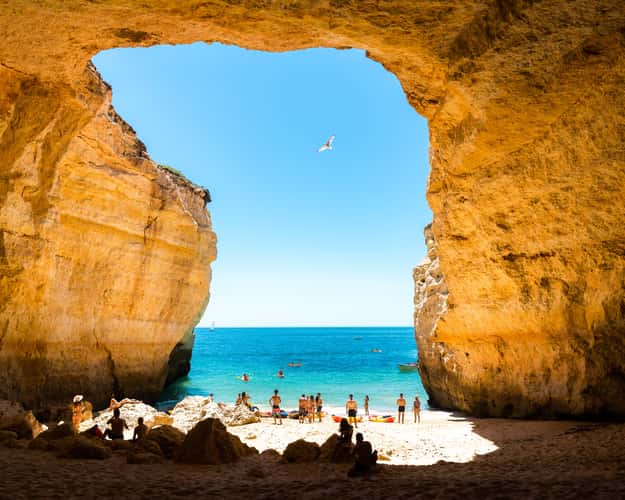 Praia Do Carvalho (Hidden Cave)