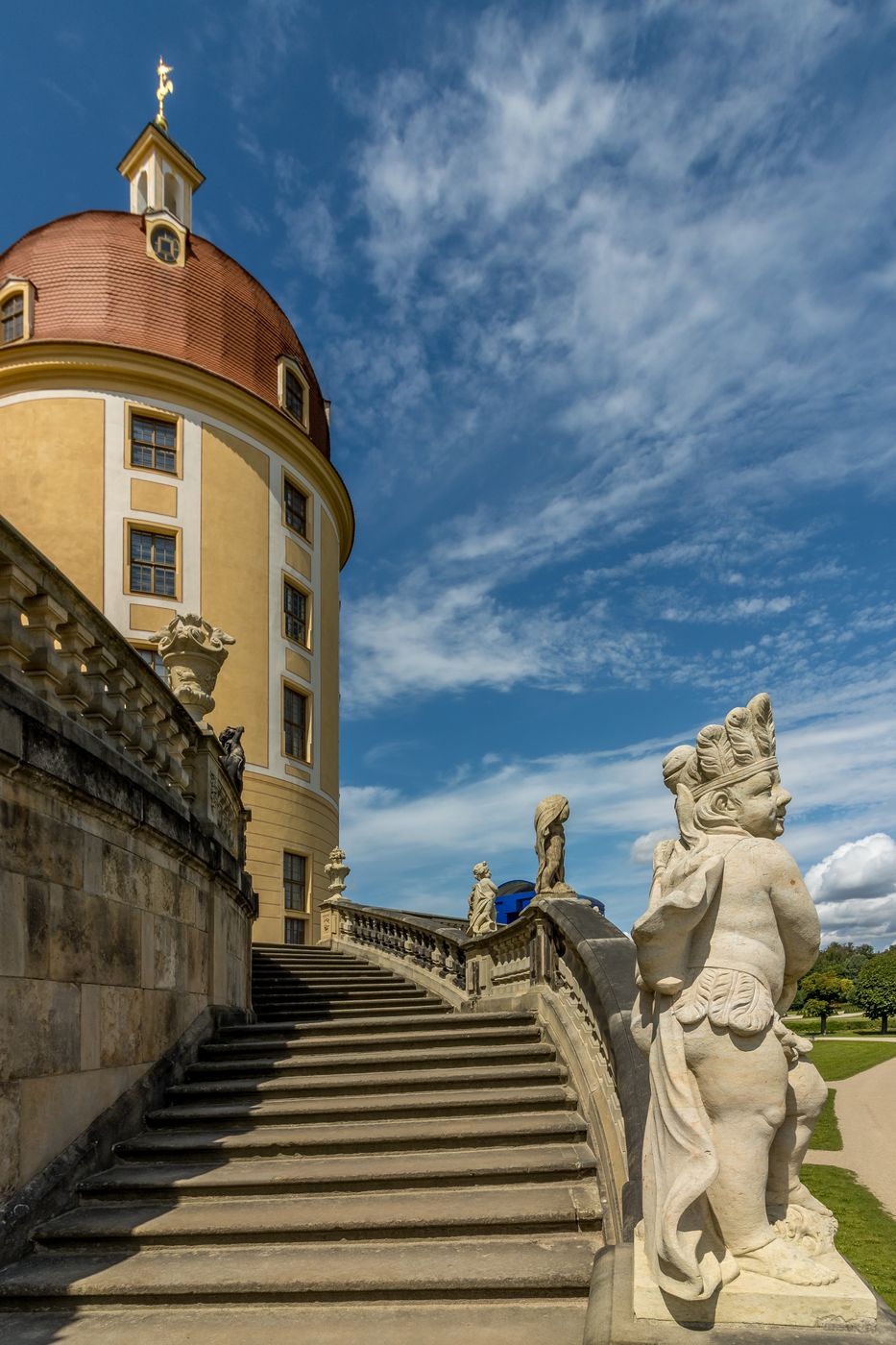 Moritzburg Castle from the Entrance Bridge, Germany