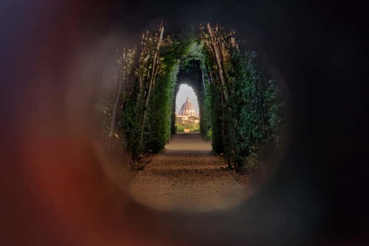 Aventine Keyhole of the Knights of Malta, Rome