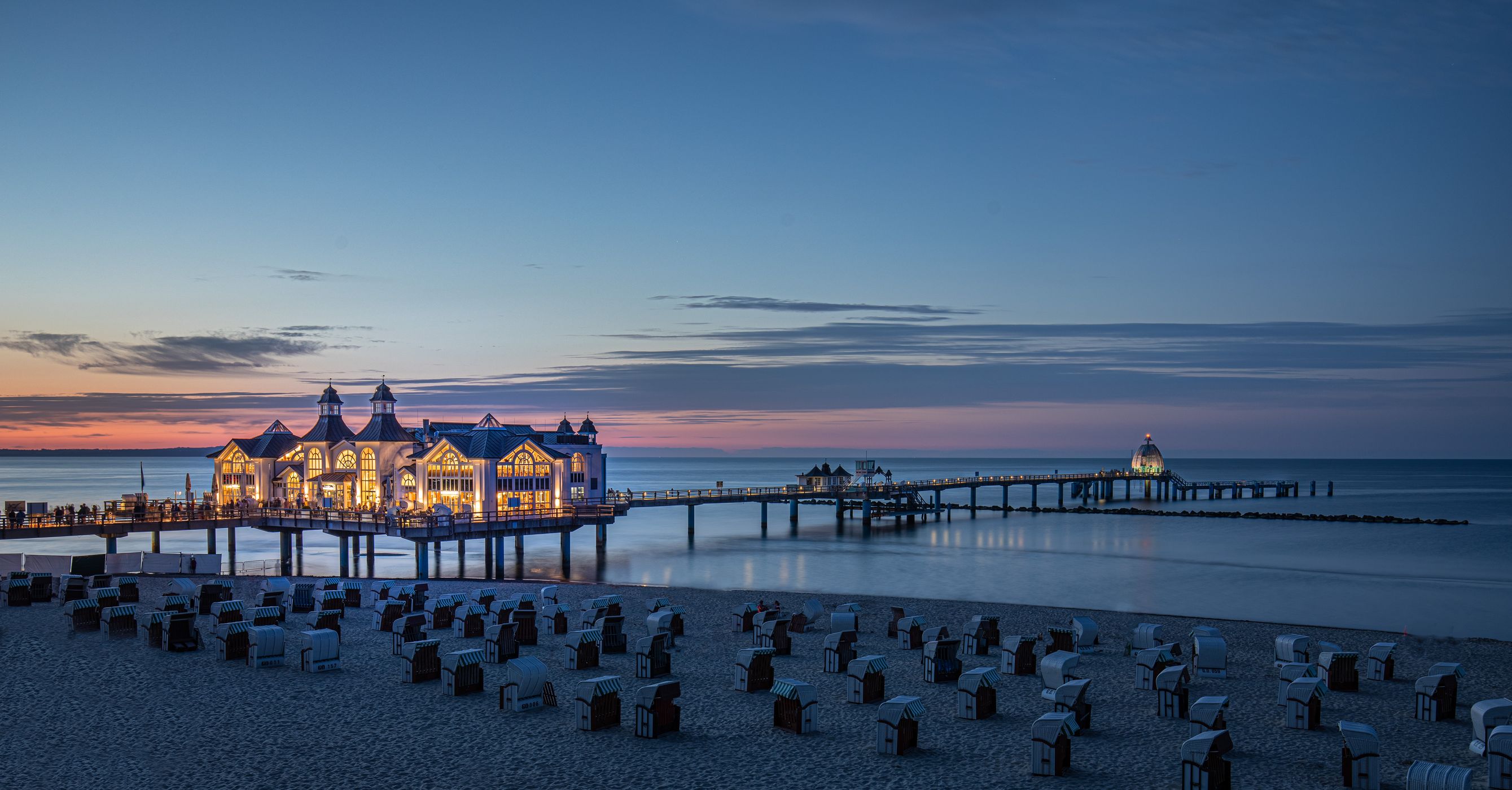 Sellin Pier View from above, Germany