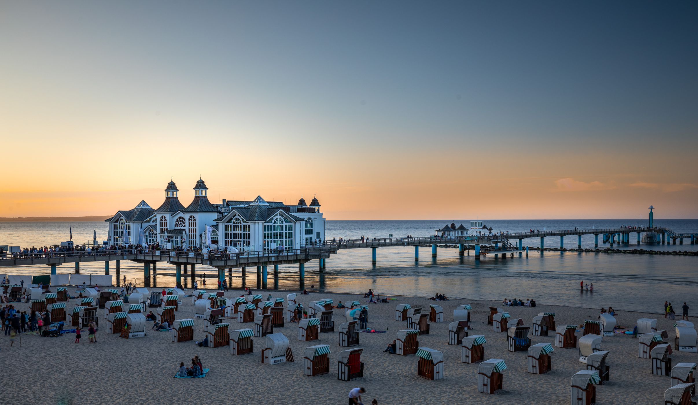 Sellin Pier View from above, Germany
