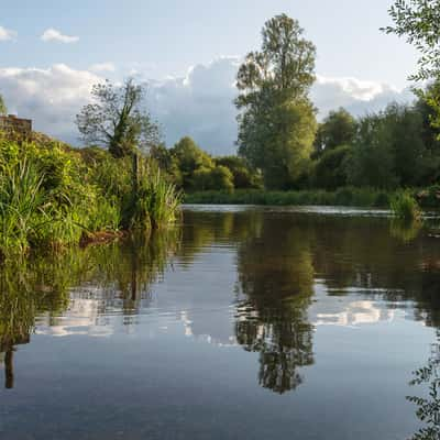 The River Test at Houghton, United Kingdom