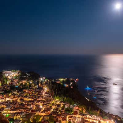 View on Taormina, Italy