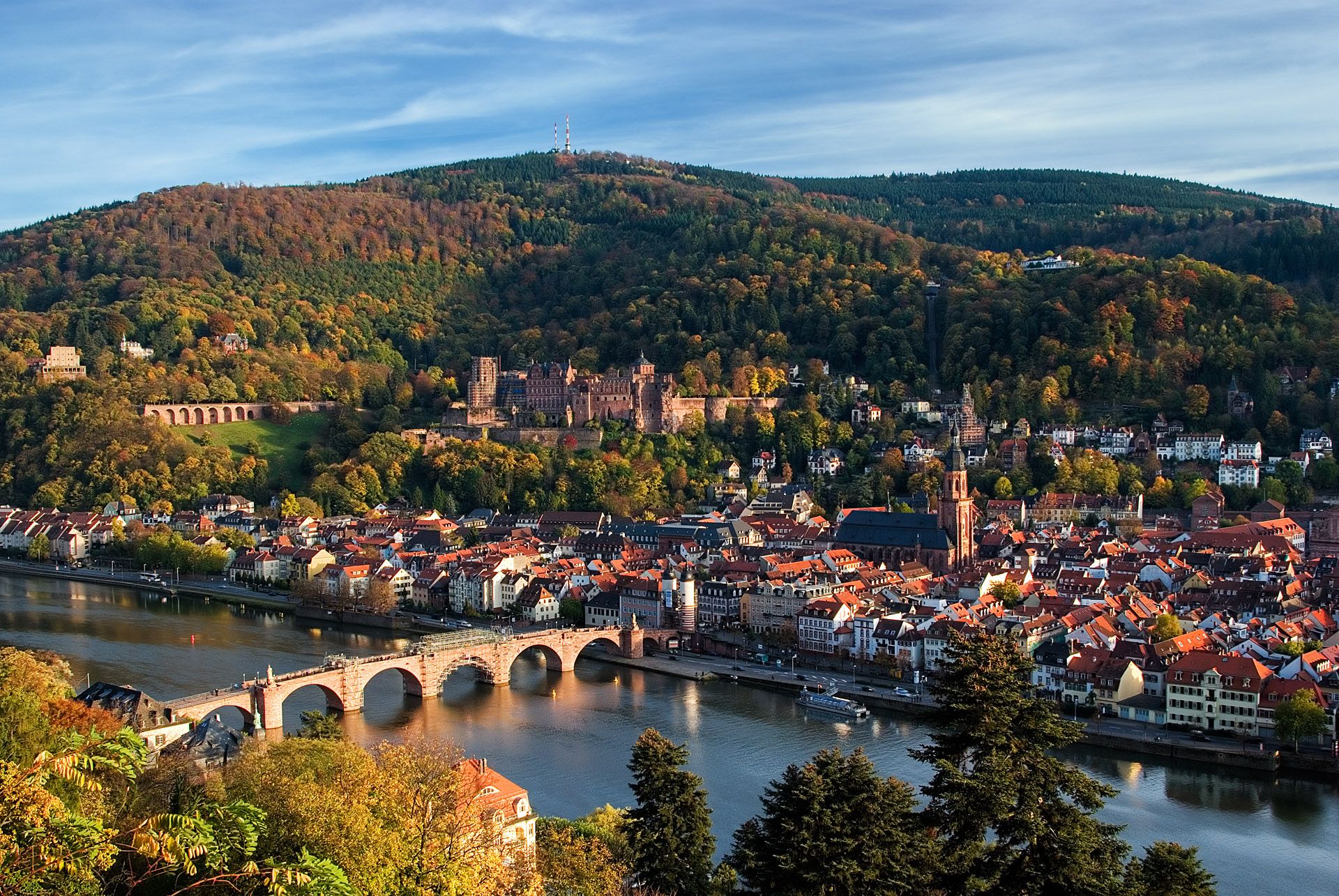 Vista Point, Philosophenweg Heidelberg, Germany