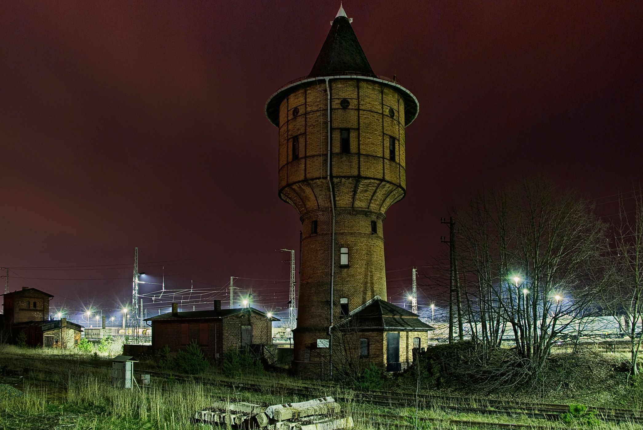 Wasserturm Bahnfof Ruhland, Germany