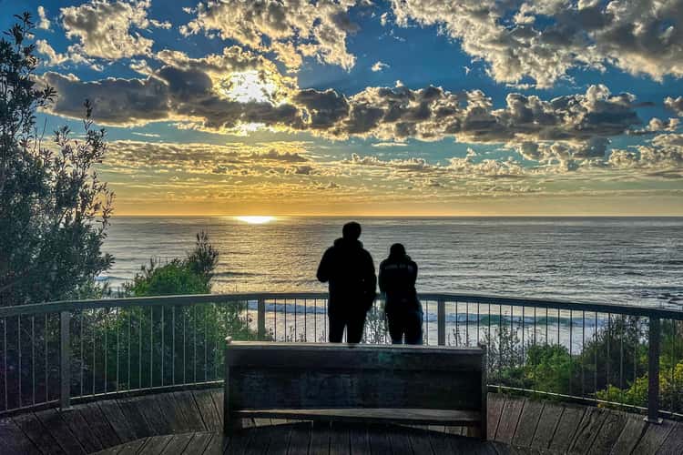 Watching the sunrise Warriewood, Sydney, New South Wales