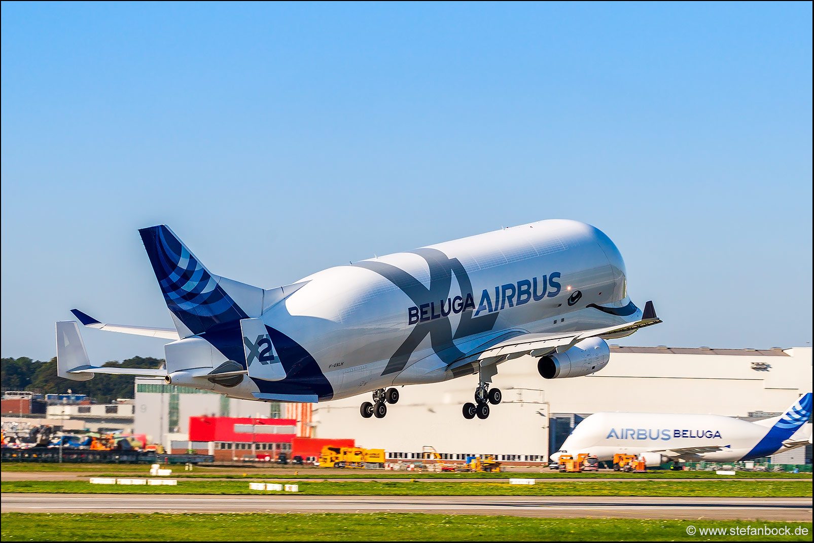 Airbus Airport Hamburg Finkenwerder, Germany