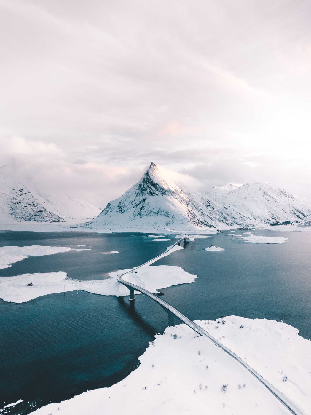 Road to Fredvang, Lofoten, Norway