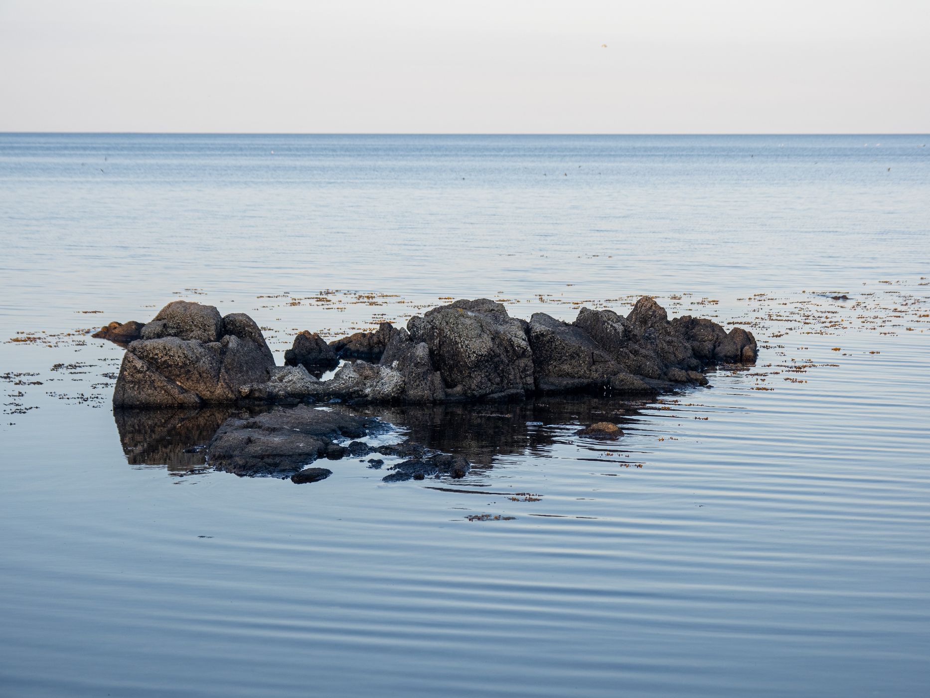 Coast in Allinge, Bornholm, Denmark