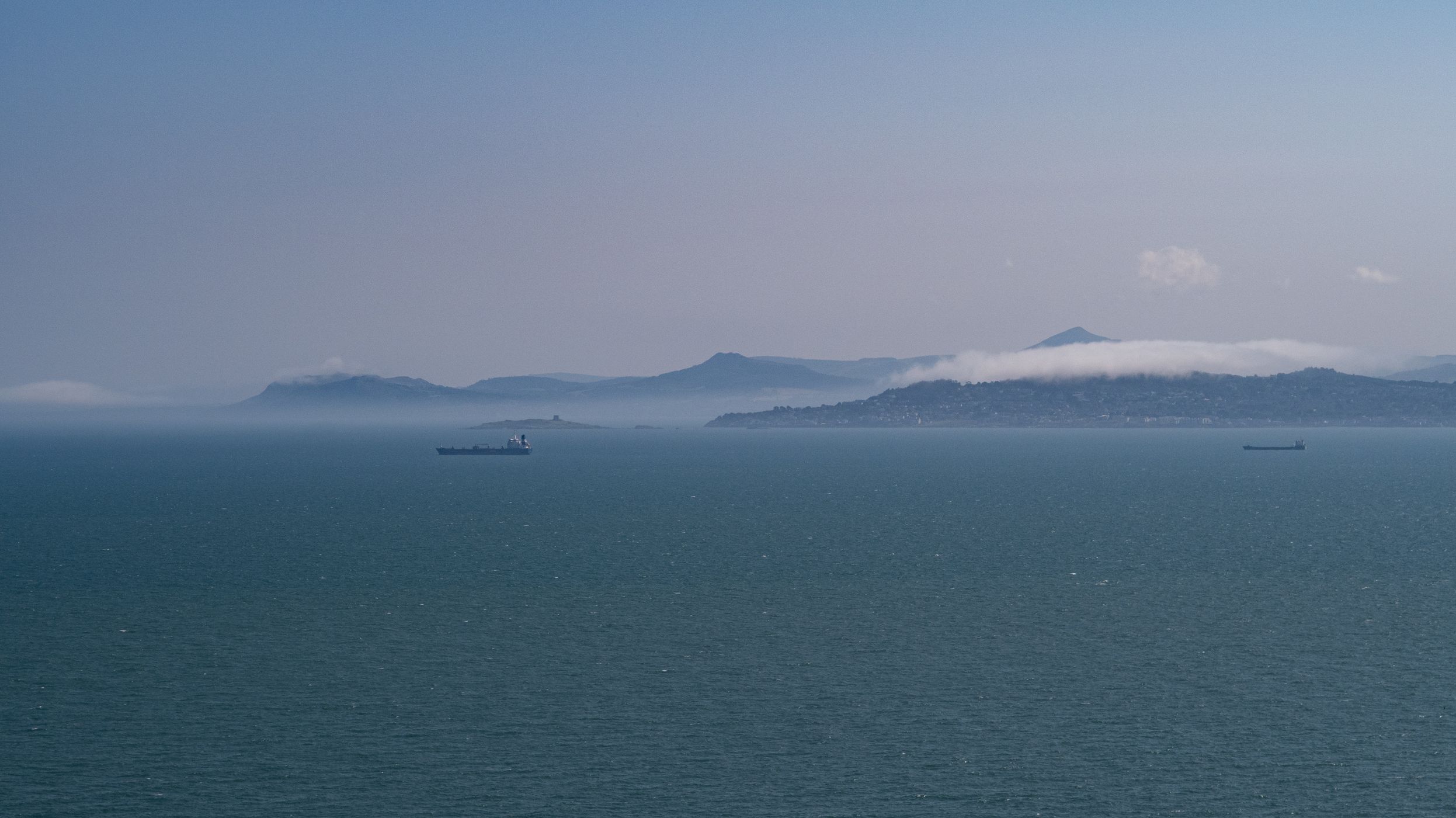Dublin from Howth peninsula, Ireland