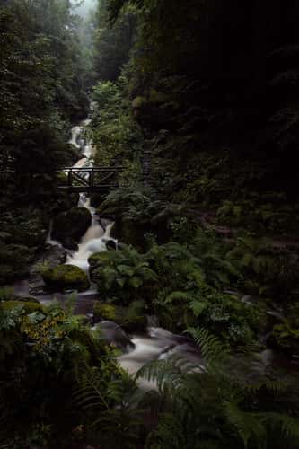 Gertelbach upper Waterfall