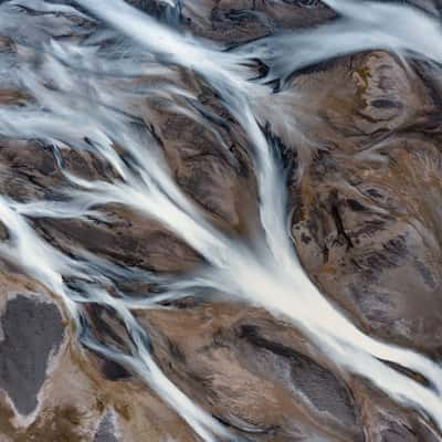 Glacier Rivers, Iceland