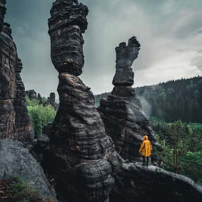 Herkulessäulen,Saxon Switzerland, Germany