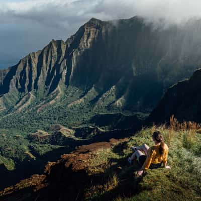 Kalalau lookout trail, USA
