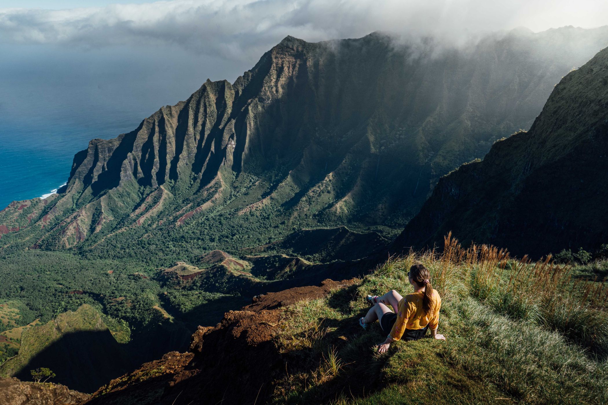 Kalalau lookout trail, USA