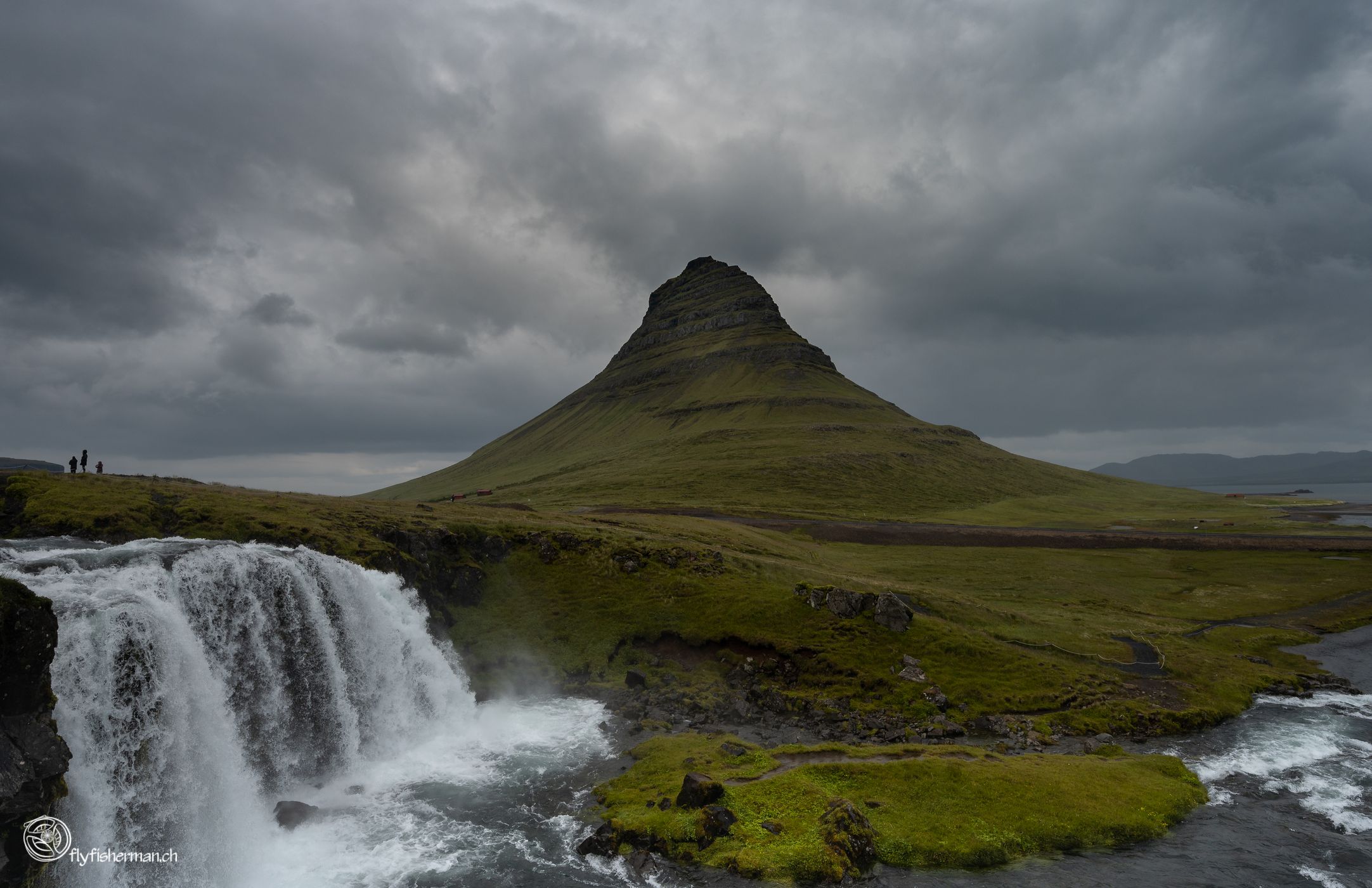 Kirkjufell Waterfall with Kirkjufell, Iceland