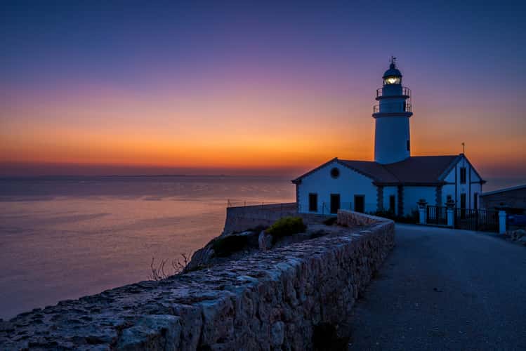 Lighthouse at Punta de Capdepera