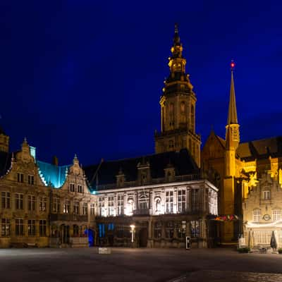 Market of Veurne, Belgium