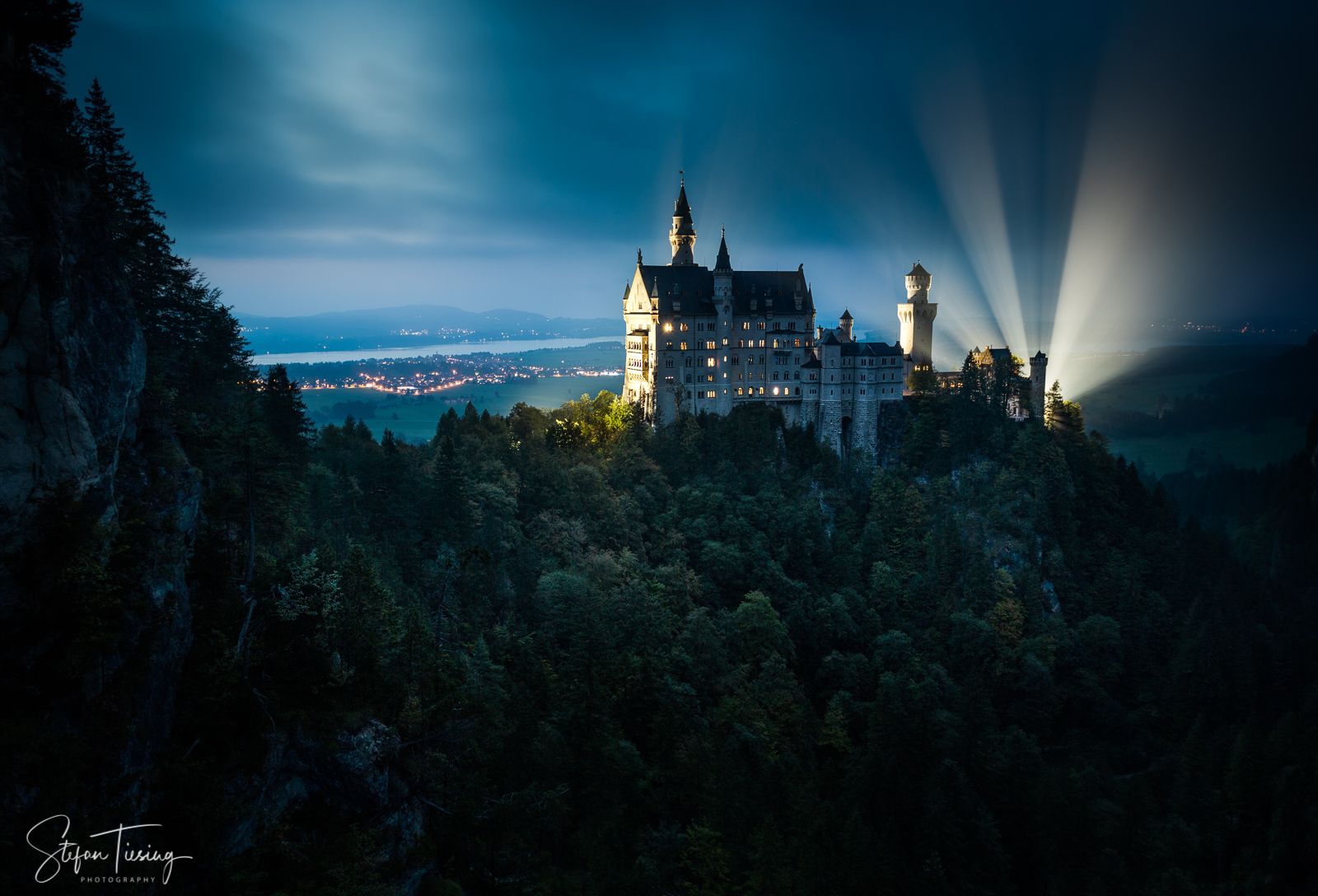 Neuschwanstein Castle from Marienbridge - The classic view, Germany