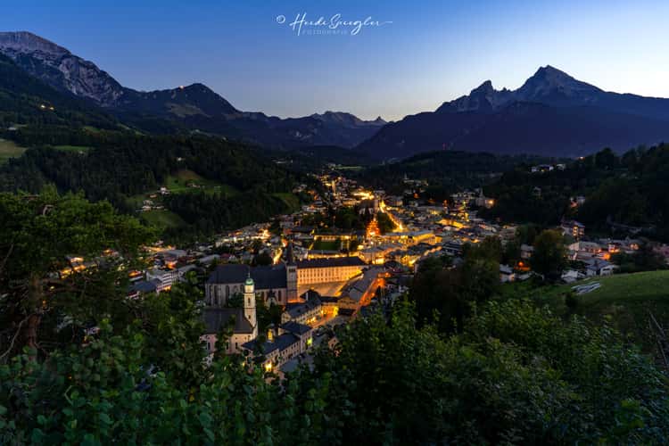 Over the roofs of Berchtesgaden