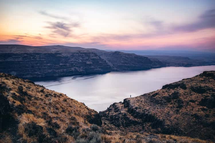Scenic Overlook of the Columbia River near Seattle