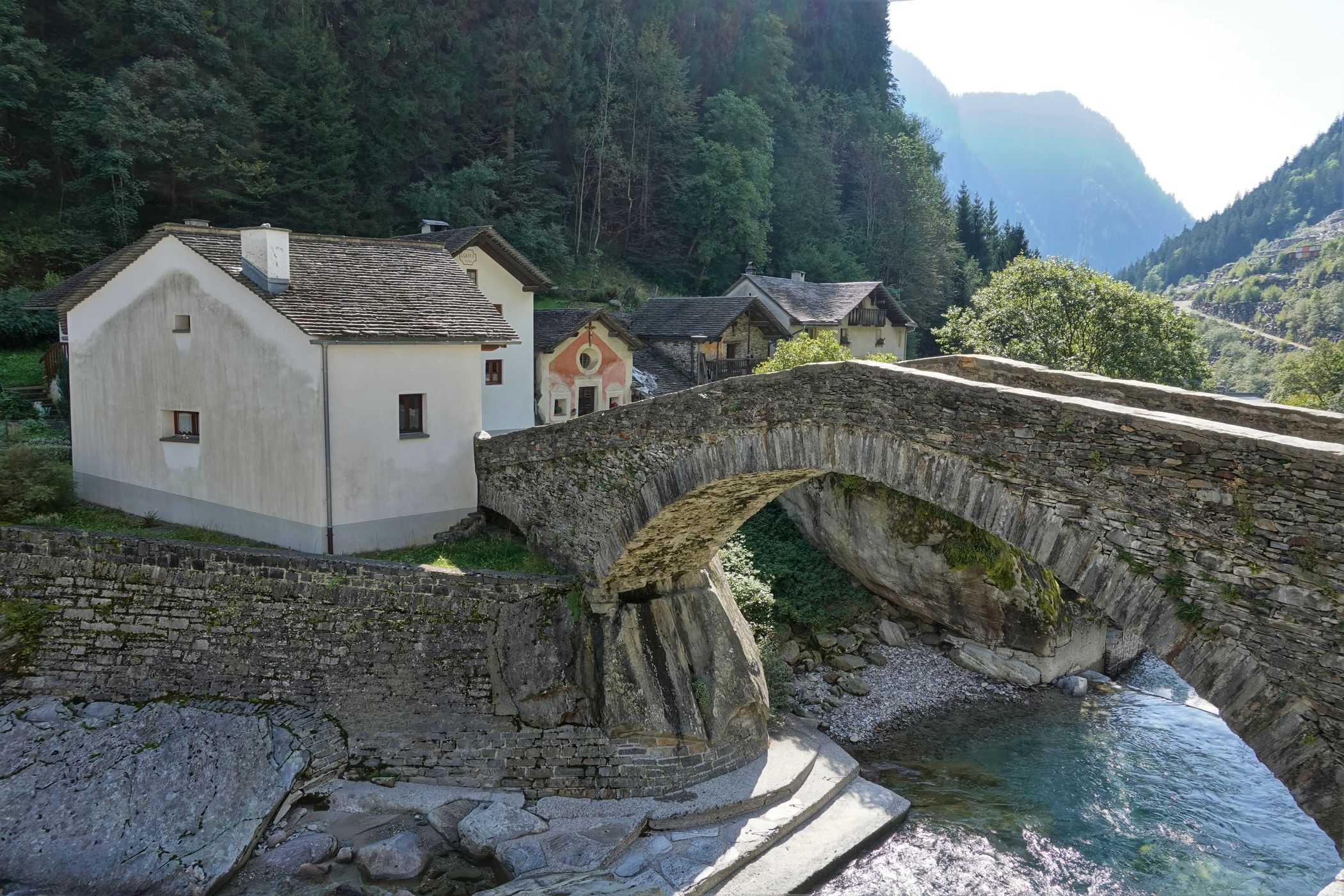 Stone bridge, Switzerland