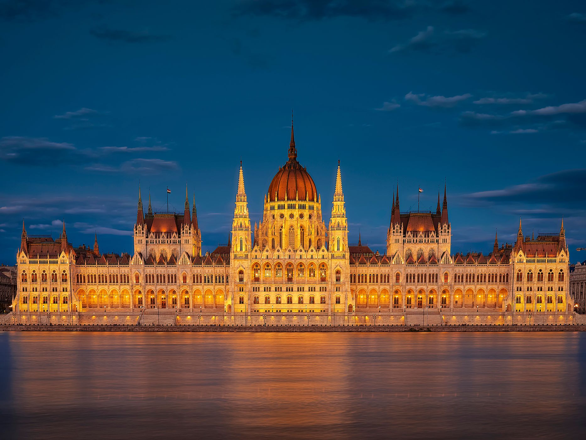 Hungarian Parliament, Budapest, Hungary