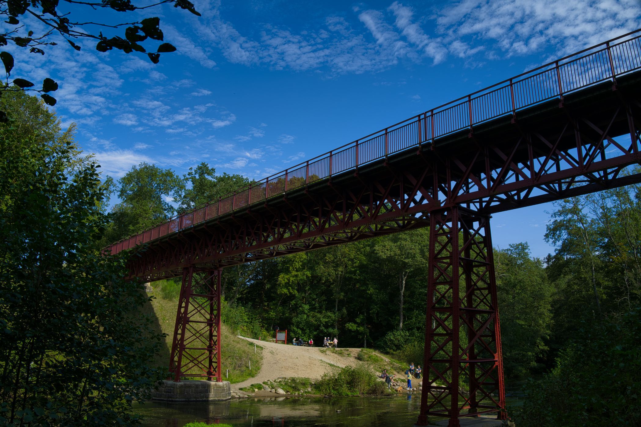 The recovered bridge, Denmark
