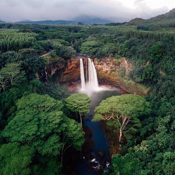 Wailua Falls, Kauai, Hawaii, USA