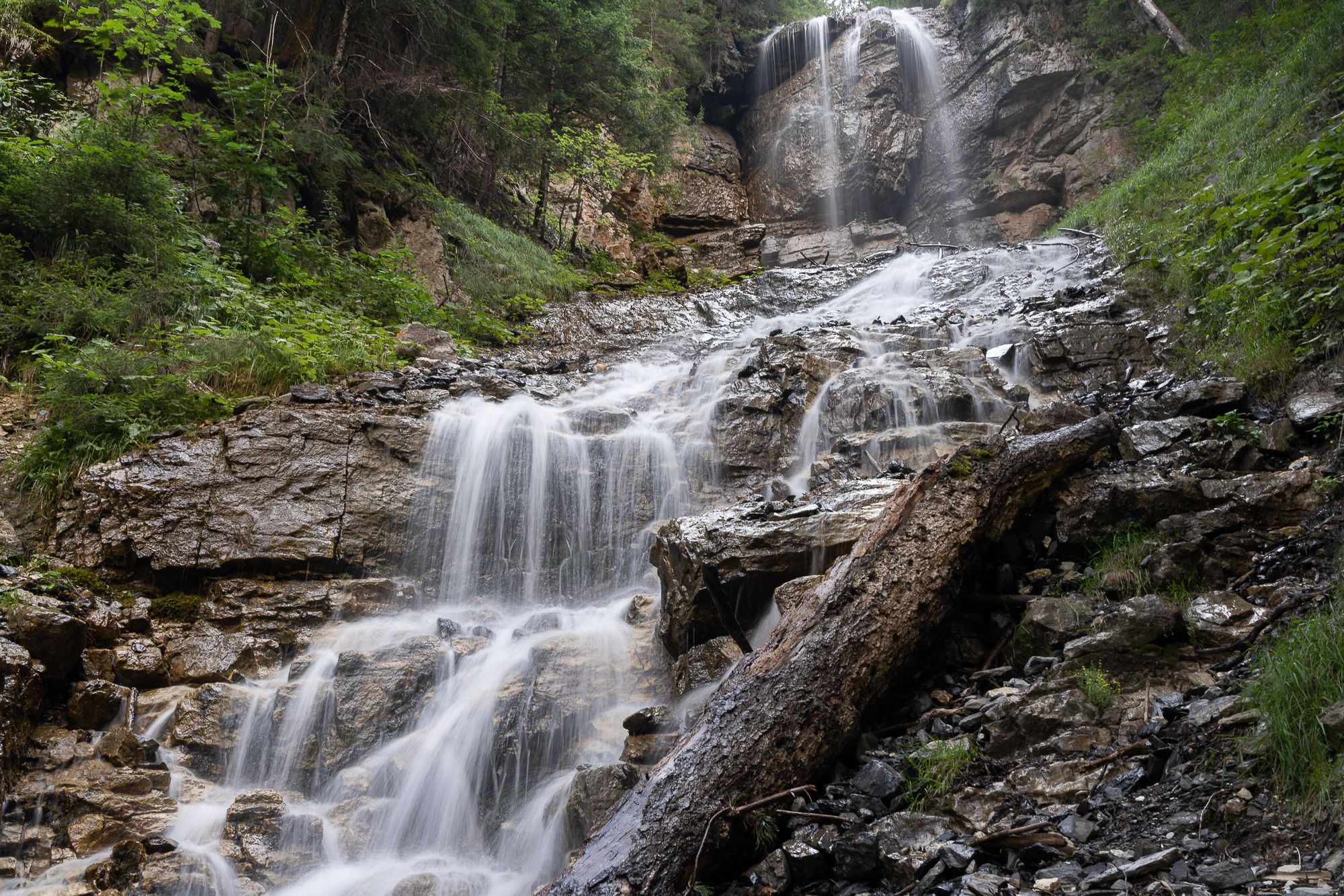 waterfalls near gimmelwald, Switzerland