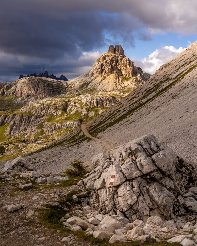 Way to the 'Drei Zinnen Hütte', Italy