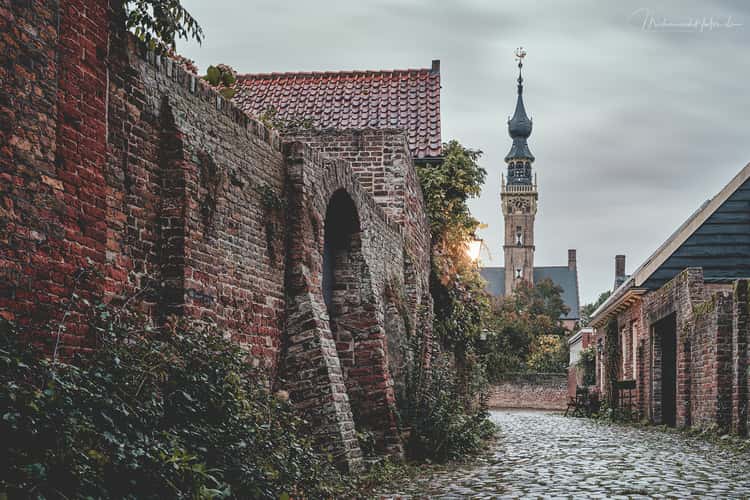 Alte Gasse in Veere (Zeeland)