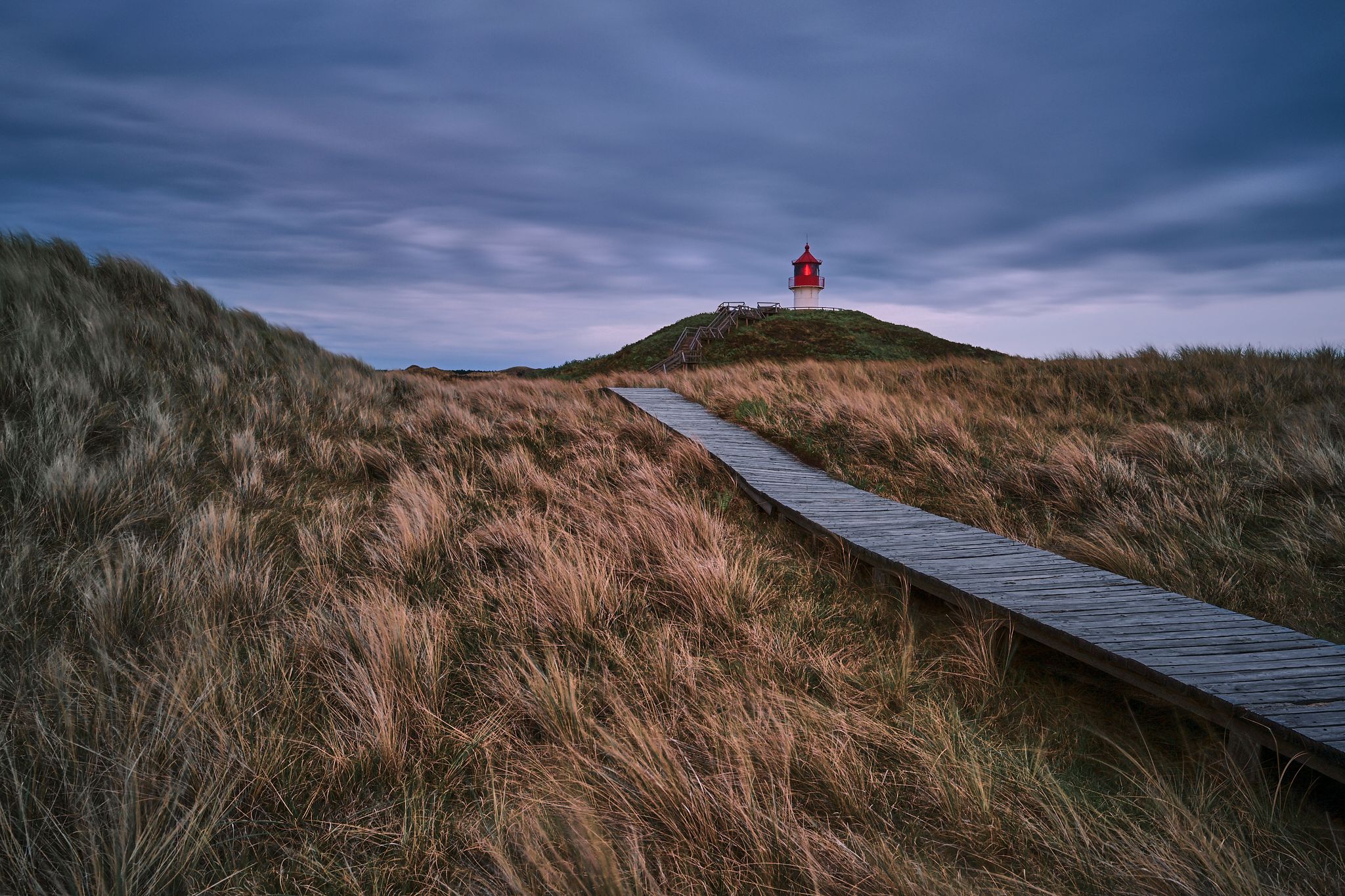 Dunes at Quermarkenfeuer Lighthouse, Amrum, Germany