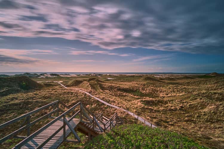 Dunes at Quermarkenfeuer Lighthouse, Amrum