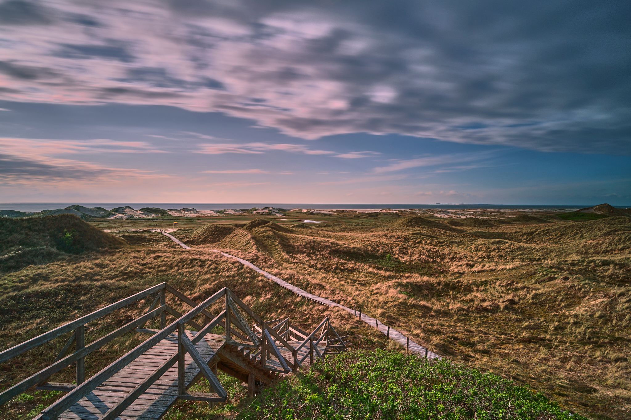 Dunes at Quermarkenfeuer Lighthouse, Amrum, Germany