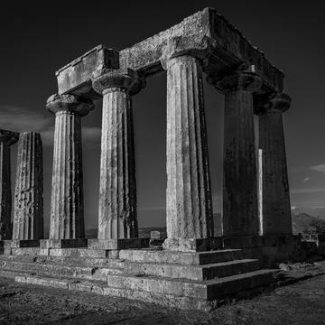 Apollo Tempel in Korinth, Greece