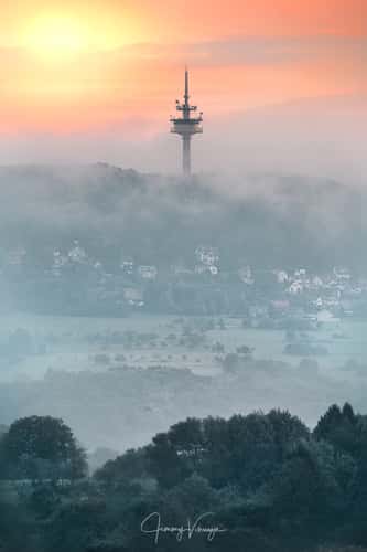 Atzelberg Fernmelde- und der Aussichtsturm