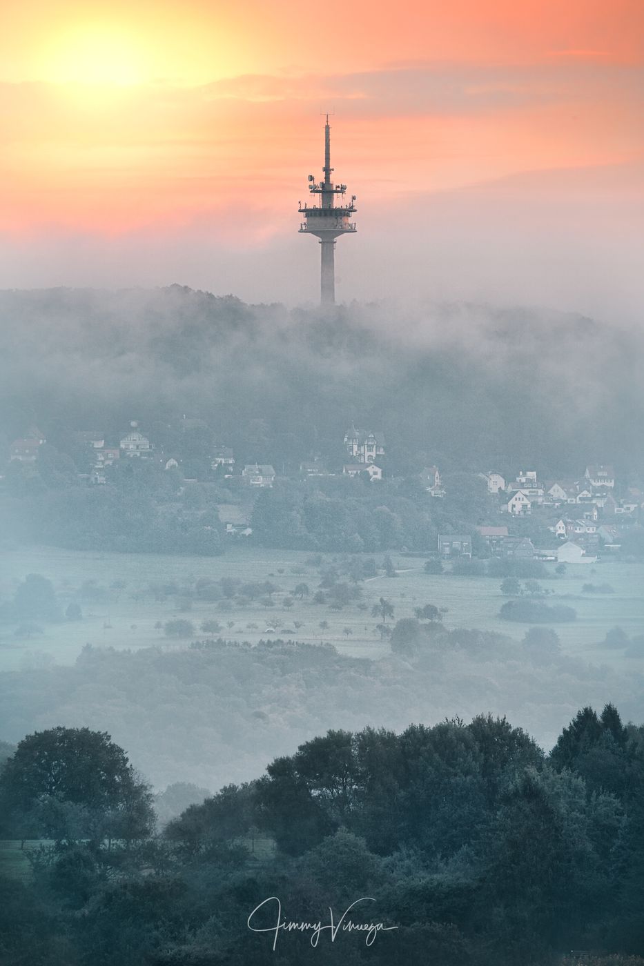 Atzelberg  Fernmelde- und der Aussichtsturm, Germany