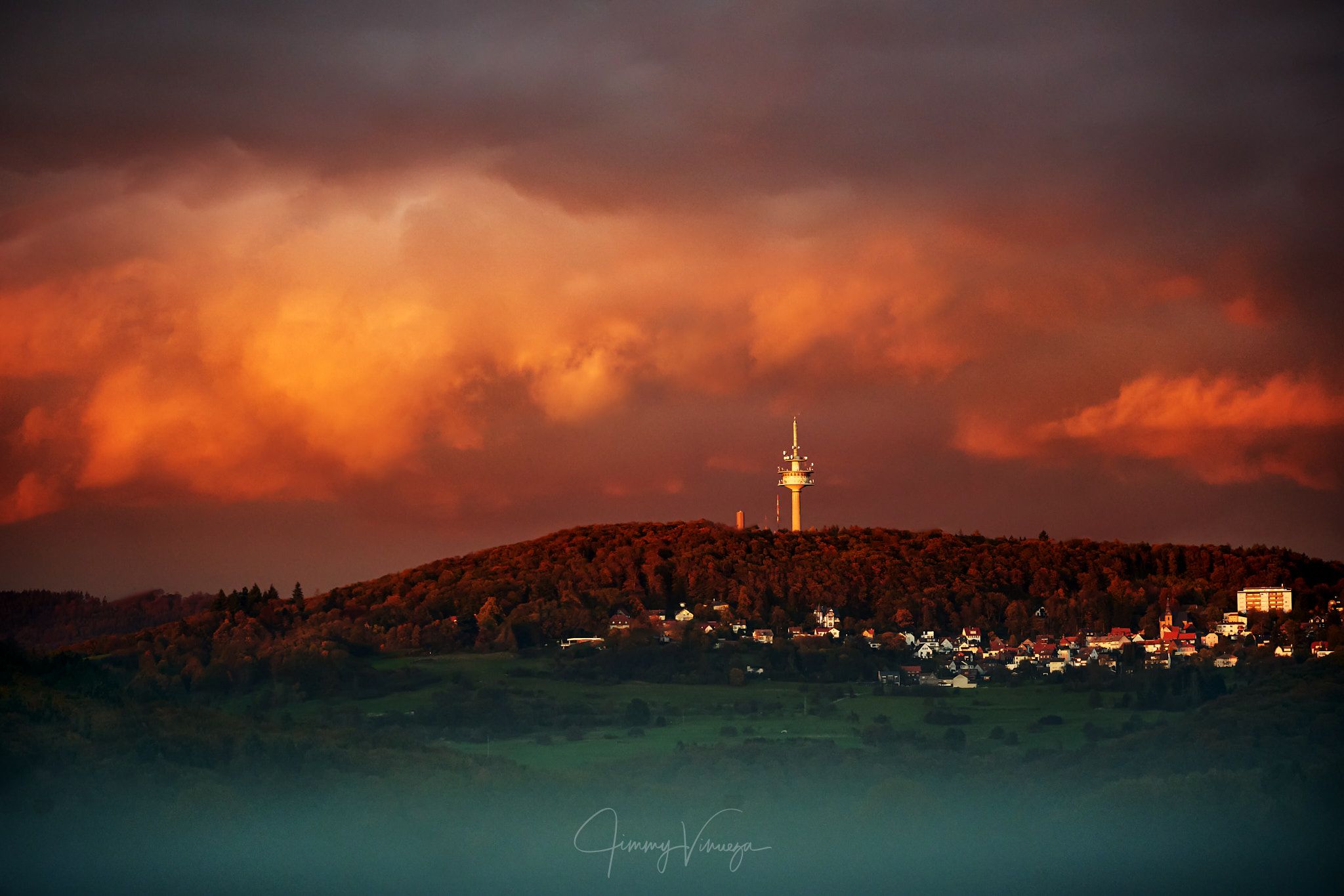 Atzelberg  Fernmelde- und der Aussichtsturm, Germany