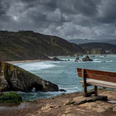 Bench en Loiba, Spain