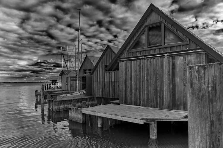 Boat huts of Ahrenshoop