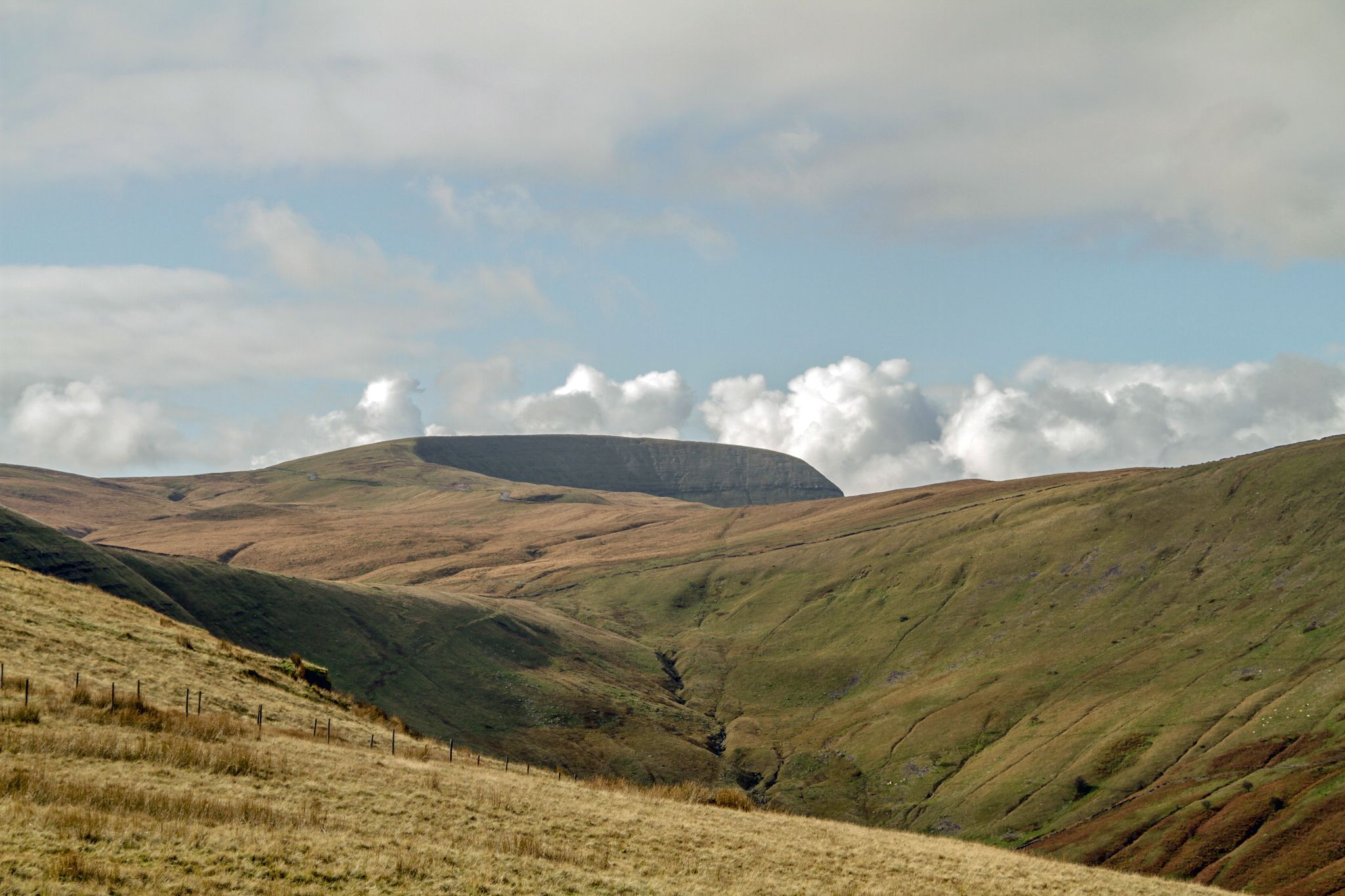 Brecon Beacons from the Devil's Elbow road, United Kingdom