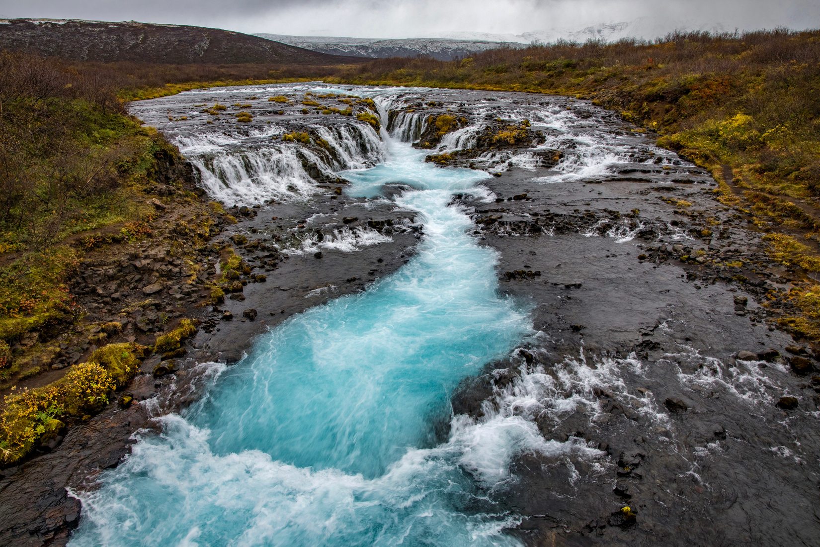 Bruarfoss Waterfall, Iceland