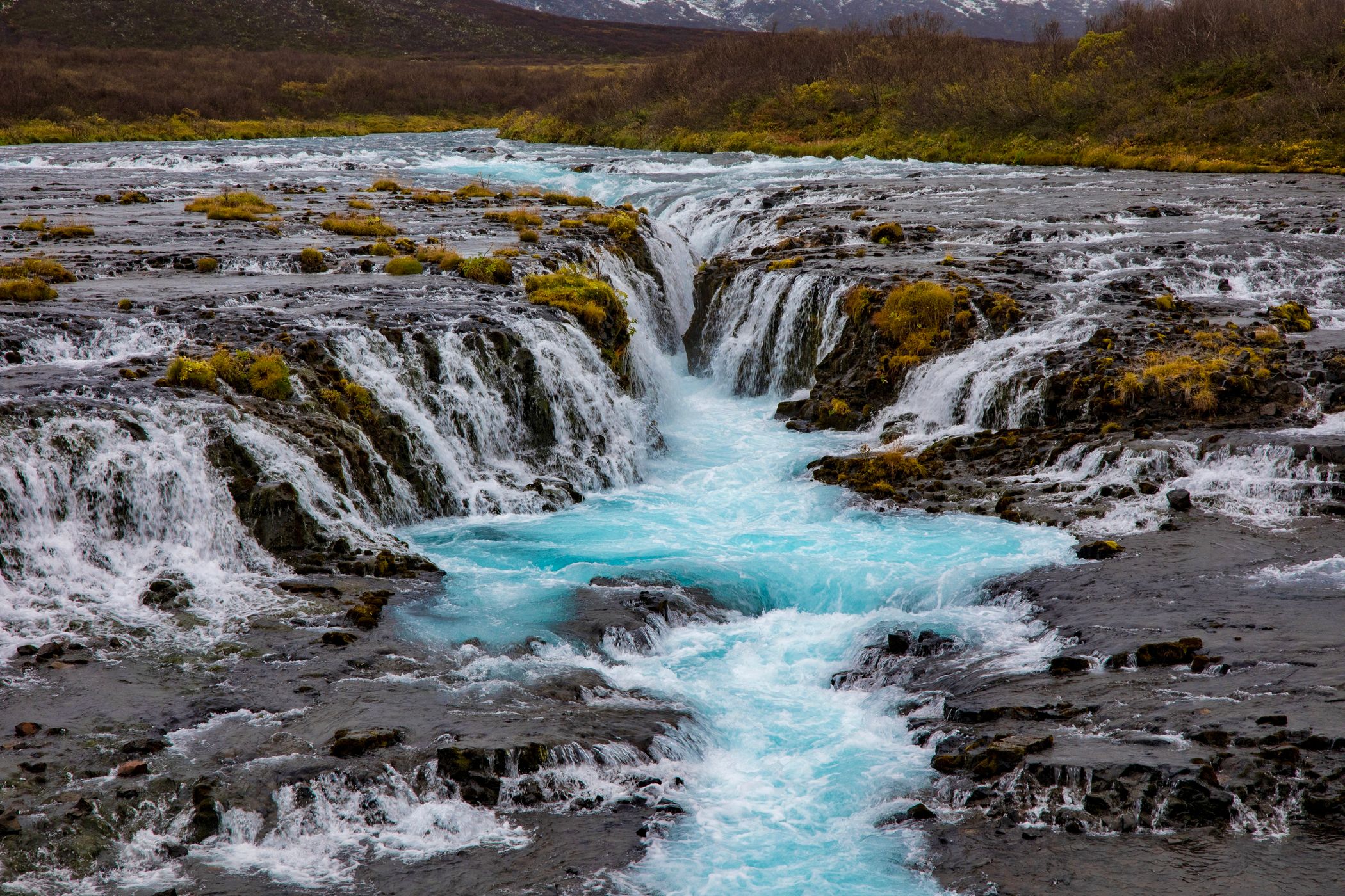 Bruarfoss Waterfall, Iceland