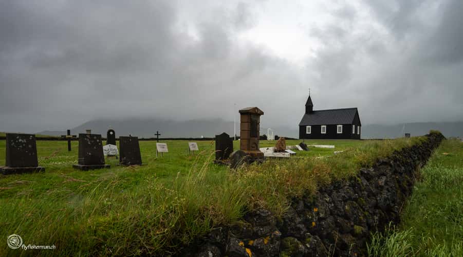 View of Búðakirkja, Snæfellsnes Peninsula
