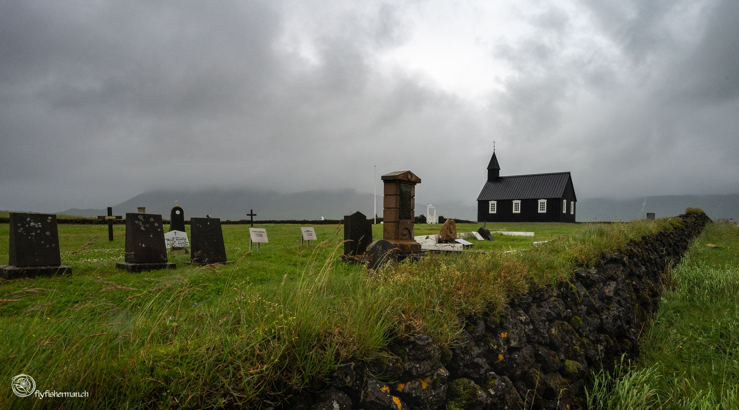 View of Búðakirkja, Snæfellsnes Peninsula, Iceland
